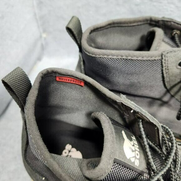 Sorel Caribou Chukka Boots Waterproof Gray Suede Men's Size 14 - Picture 4 of 12